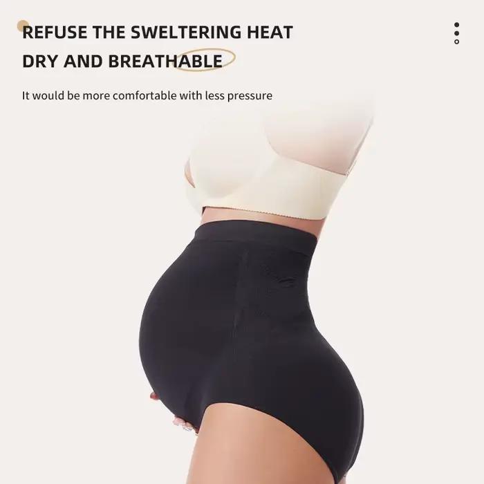 Culotte sans couture pour femmes, Boxer, pantalon de sécurité, vêtements de grossesse confortables, sous-vêtements de maternité doux et respirants, culotte grande taille