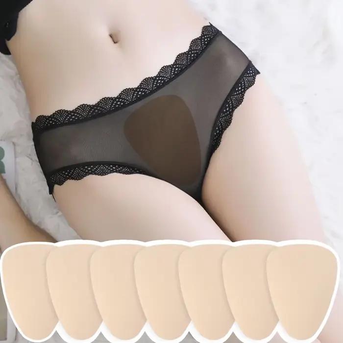 Culotte anti-cernes à bout de chameau pour femmes, éponge douce, réutilisable pour sous-vêtements, couverture de confidentialité, Invisible, auto-adhésif, coussinet de chameau sans couture