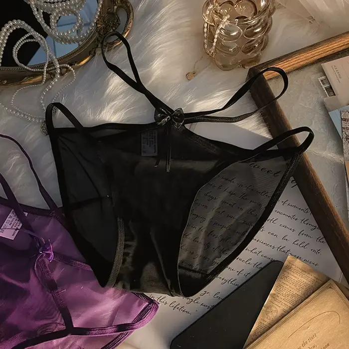 Dámske nohavičky, nová ultra jemná sieťovaná spodná bielizeň pre ženy
