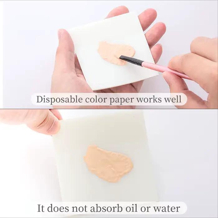 50 ks Gélový lak na nechty Papierová paleta na jedno použitie Nail Art samolepka