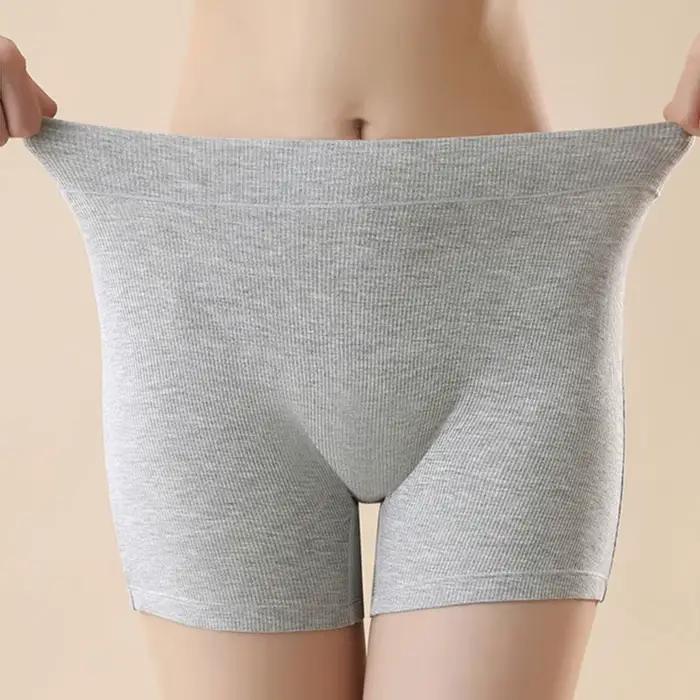 Sous-vêtements taille haute pour femmes, culotte élastique en Viscose 2 en 1, pantalon court de sécurité de grande taille, Short respirant pour garçons