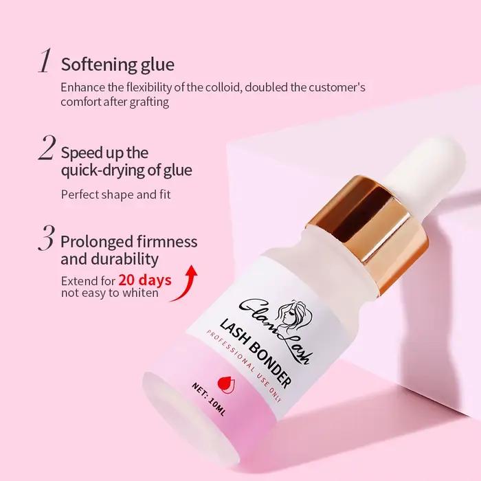 GLAMLASH 10 ml/15 ml Super Bonder fixačný prostriedok na predlžovanie rias