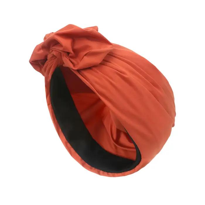 Moslimský šál čiapka bavlnený čelenka africký elegantný retro turban pre dámy čiapky moslimské