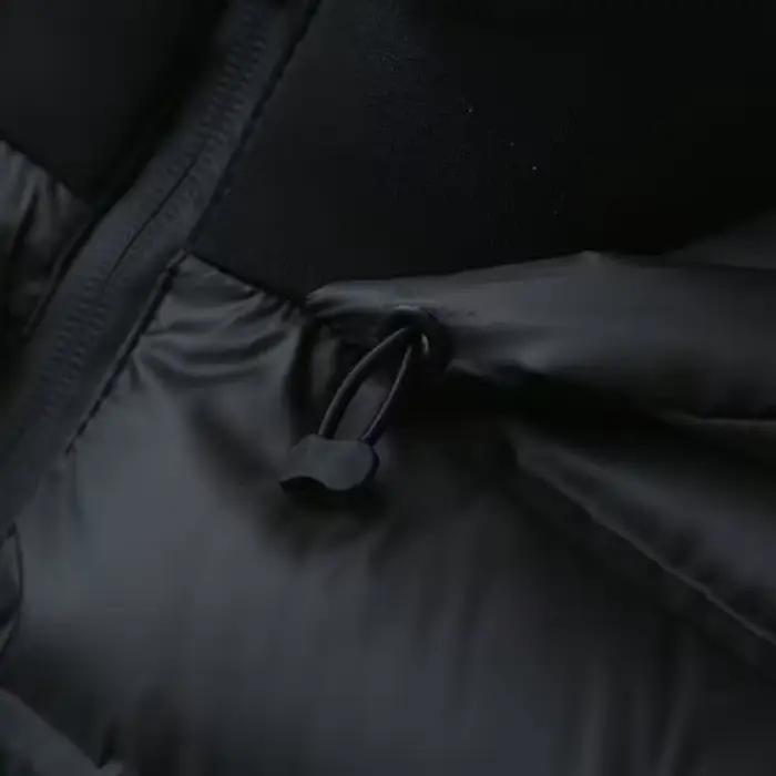 Ľahká prešívaná bunda s kapucňou z bavlny pre ženy