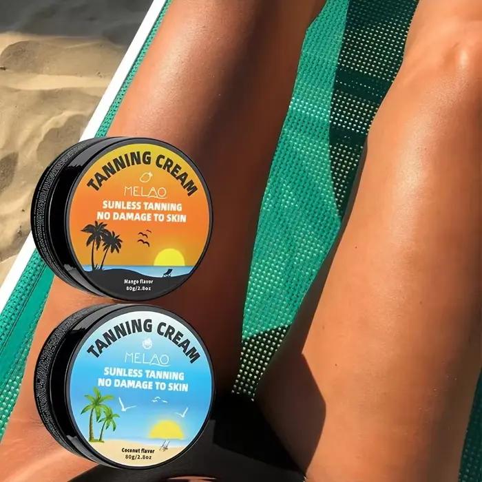 MELAO Crème autobronzante sans soleil pour le corps, Lotion bronzante sans soleil pour hommes et femmes