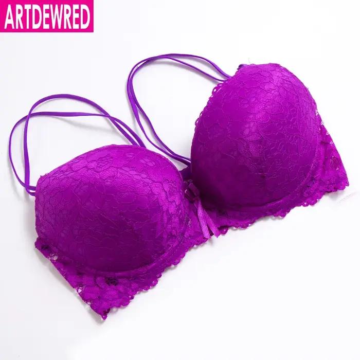 ARTDEWRED ženy Sexy bralette veľká veľkosť čipkovaná spodná bielizeň Push Up podprsenky 75 80 85 90 95 B C D intímne
