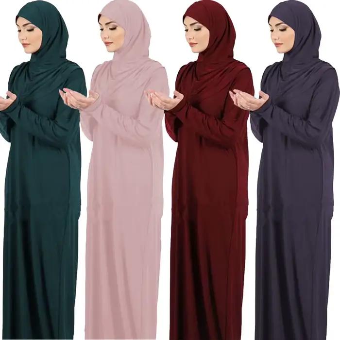 Odev na modlitbu pre ženy Ramadán moslimská Abaya kaftan