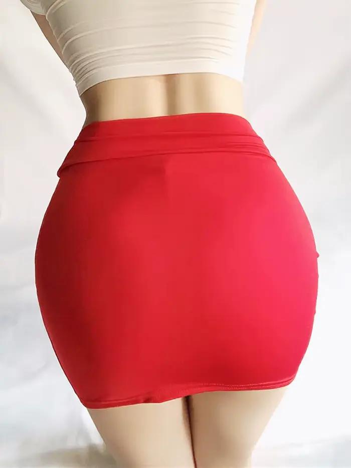 Tenká bedrová sukňa bez podšívky