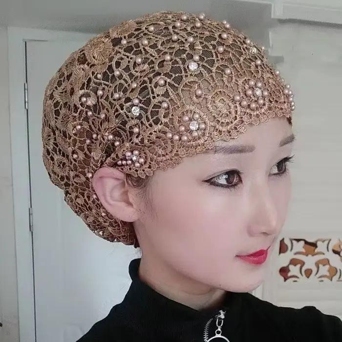 Perlový turban pre ženy