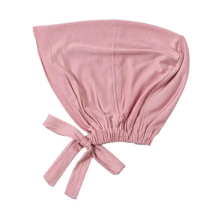 Vnútorný hidžáb pre moslimské ženy – nastaviteľný turban s čiapkou