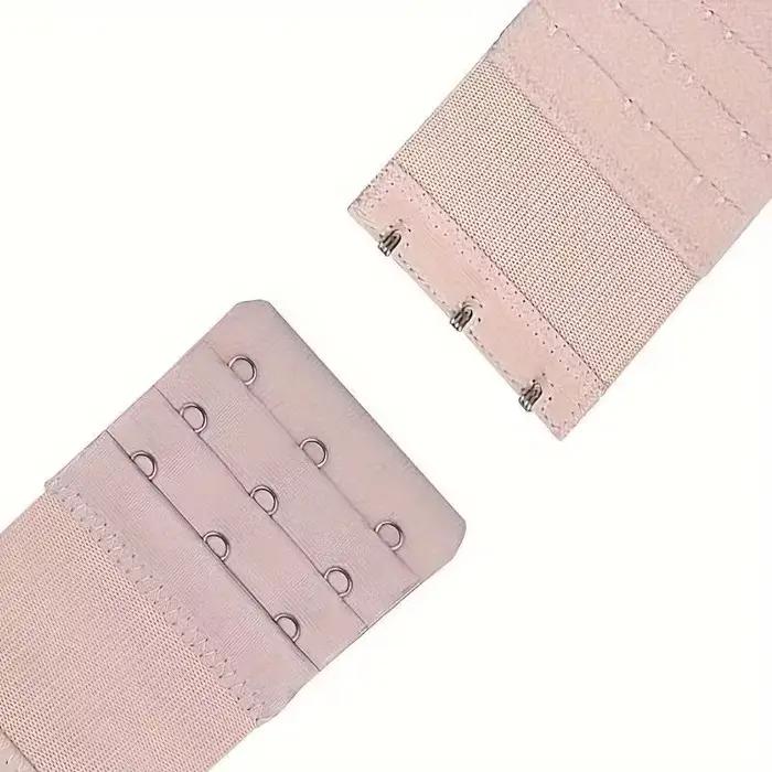 Extension de sangle de soutien-gorge 4 pièces à 3 crochets ; Clip de sangle de soutien-gorge confortable et réglable ; Accessoire de lingerie pour femme