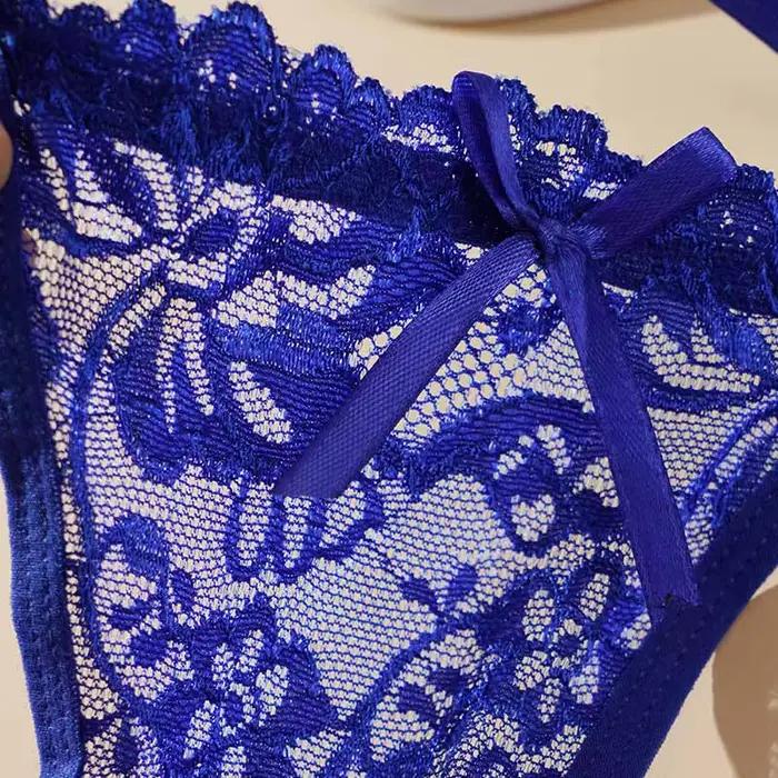 Culottes string en dentelle taille basse pour femme, avec bretelles latérales ajustables, ajourées, respirantes et sexy