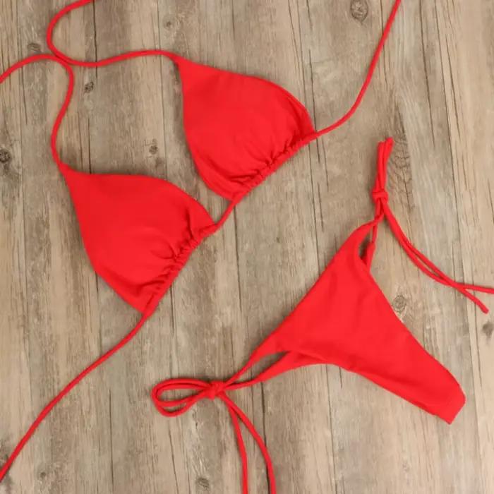 Dámske letné sexy bikiny s push-up efektom a vypchávanými košíčkami