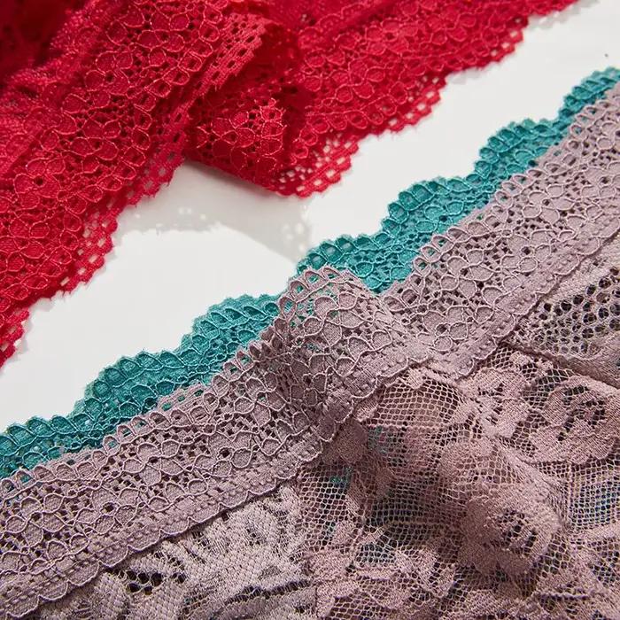 Perspective dentelle culottes femmes évider taille basse sous-vêtements tongs femme caleçon respirant Lingerie broderie intimes