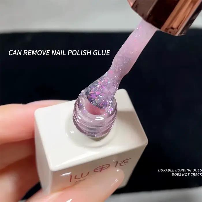 15ml Aurora morská panna lesklý Gél lak na nechty trblietavý dúhový namáčací Gél UV lak Semi-permanentný DIY manikúra