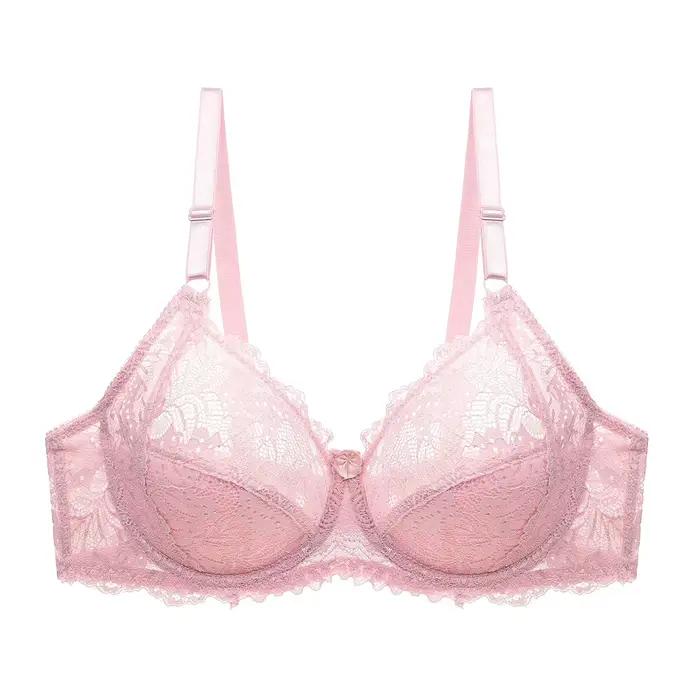 Soutien-gorge en dentelle grande taille soutien-gorge femmes sous-vêtements Bralette haut court Sexy femme soutien-gorge grand BH bustier tubulaire femme Push Up brassière soutien-gorge lacé