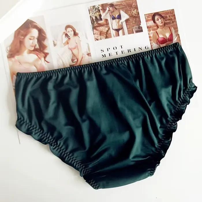 3XL grande taille rétro palais Style lait soie culottes pour femmes mignon belle chérie étoile élasticité sous-vêtements respirants Breifs