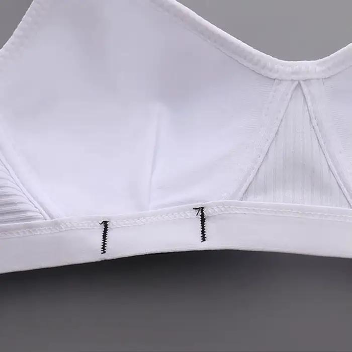 Soutien-gorge d'entraînement pour développer les filles, sans armatures, petit soutien-gorge de Yoga confortable et sans trace, sous-vêtements de Sport fins en pur coton