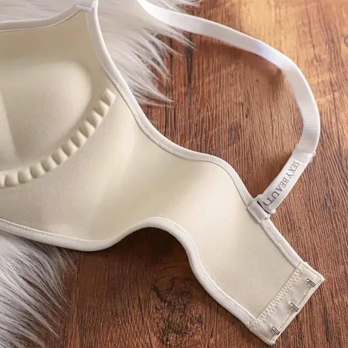 Soutien-gorge Push Up pour petits seins, sans rembourrage, Anti-affaissement, mode Sport, Lingerie épaisse rembourrée, bretelles réglables, sous-vêtements rassemblés