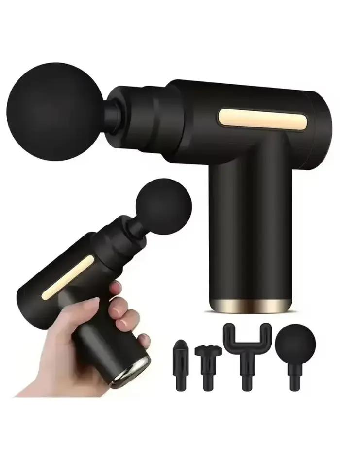 USB Mini masážna pištoľ Fascia Machine na uvoľnenie svalov vibračná tyč Masážny nástroj Fitness vybavenie