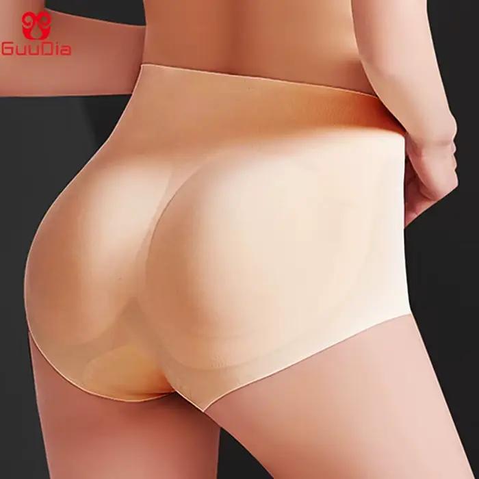 GUUDIA culotte rembourrée rehausseur de fesses plus grand fesses améliorer faux butin sous-vêtements pêche cul Shaper slips Sexy fesses façonnage bas