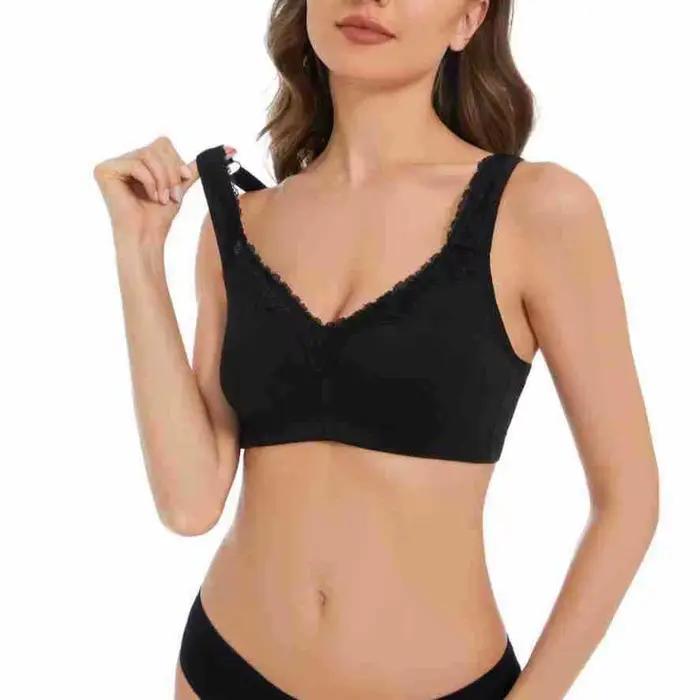 Soutien-gorge pour femme en coton et nylon avec dentelle, ultra fin et confortable pour tous les jours occasions spéciales