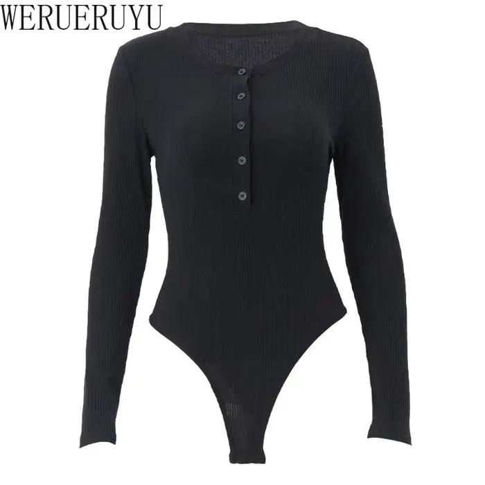 Combinaison de batterie noire à manches longues pour femme, corset sexy, taille haute, bouton, automne, hiver, 1 pièce, 2024
