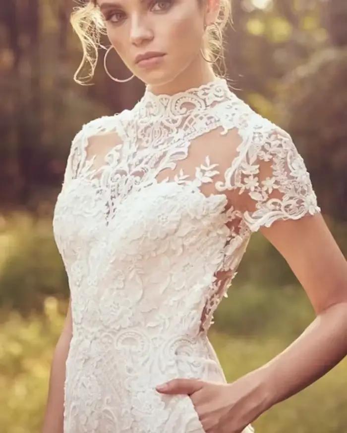 Combinaison élégante pour femmes, appliques en dentelle, manches courtes, col rond, robes de mariée, patients éducatifs, quel que soit personnalisé, 2025