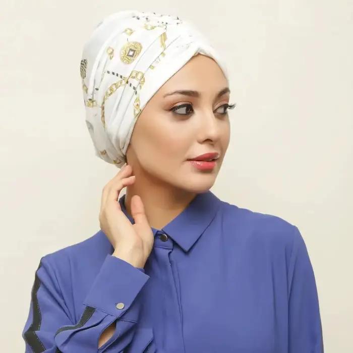Okamžitý turban Abaya Hidžáb podkapucňa Abayas Hidžáby čiapka pre ženy Jersey šaty islamské