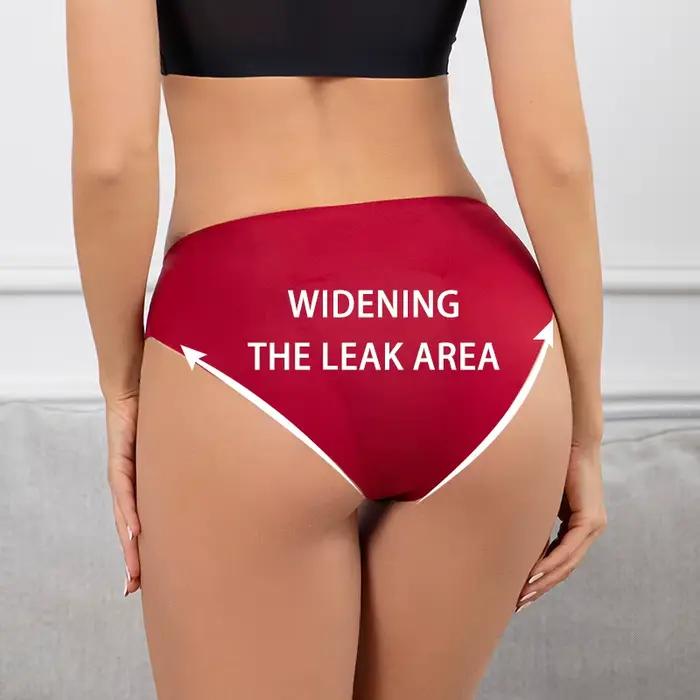 Culotte menstruelle en élasthanne et nylon haute absorption sans couture pour femmes libres et confortables occasions quotidiennes et spéciales