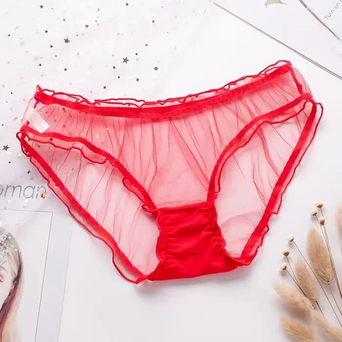 Ženský jemný boxer Sexy osobná transparentná viacfarebná nohavička pre ženy intímne slipy ženská bielizeň