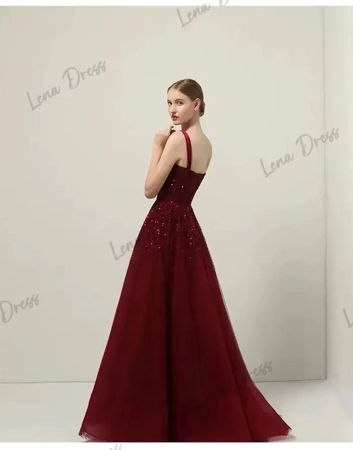 Lena-Robe de soirée longue élégante pour femme, robe de soirée de luxe, adaptée aux occasions, robe moulante de Rotterdam