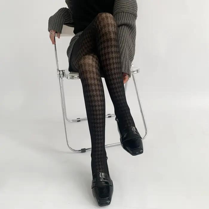 Collants noirs taille haute pour femmes, lingerie sexy, bas de cuisse, bonneterie féminine, collants, bas de corps