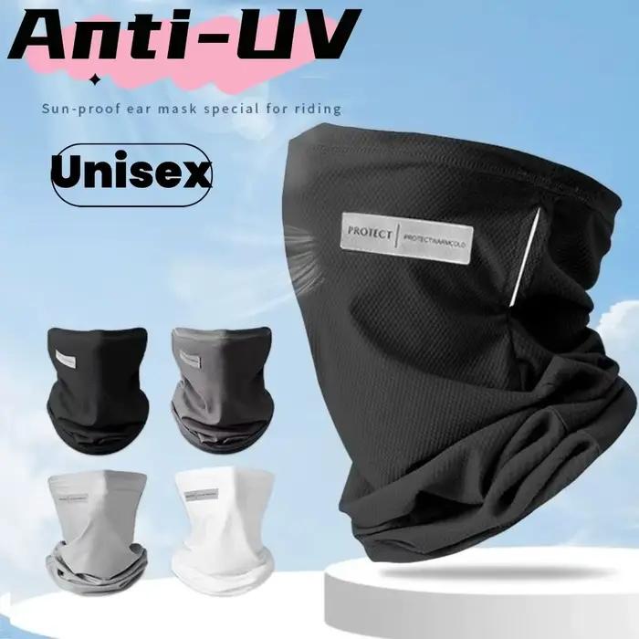 Vonku UV ochrana hodvábna ľadová maska slnečný krém tvárový kryt krčný obal unisex Anti-UV šál
