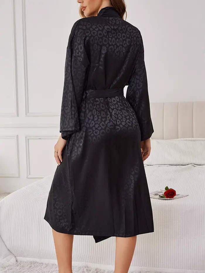Chemise de nuit Jacquard de luxe pour femmes, longue Robe confortable, vêtements de détente, cadeau haut de gamme pour maman ou petite amie