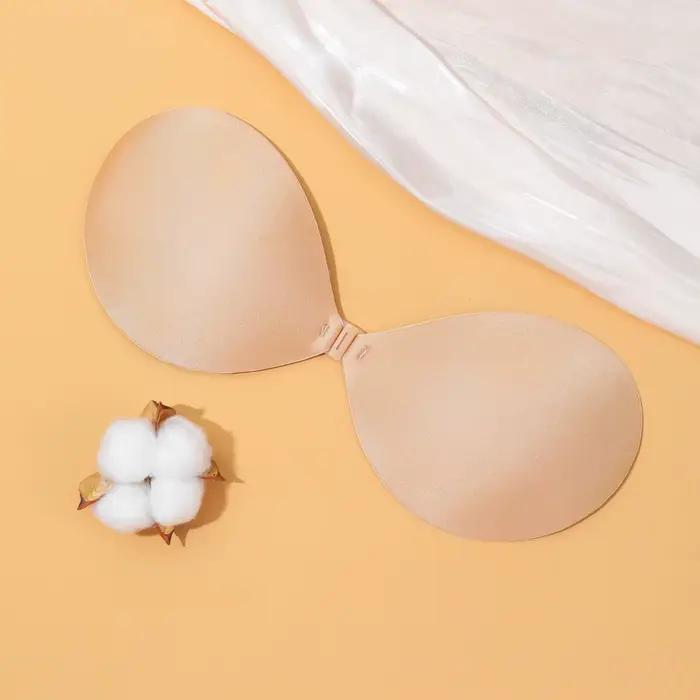 Soutien-gorge invisible push-up sexy pour femme, auto-adhésif en silicone, sans couture, fermeture avant, sans bretelles, sans dos