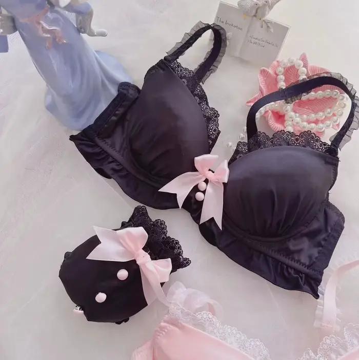 Lolita podprsenkový set s jemnou mašľou
