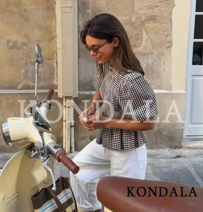 KONDALA – Elegantné voľné dámske blúzky s nafúknutými rukávmi