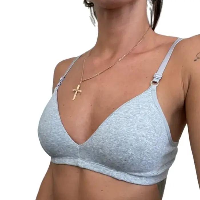 Bavlnená push-up podprsenka pre ženy