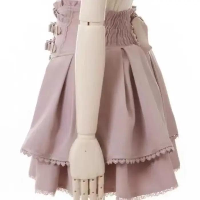 Sweet Lolita Jirai Kei – Krátka sukňa s vysokým pásom pre ženy