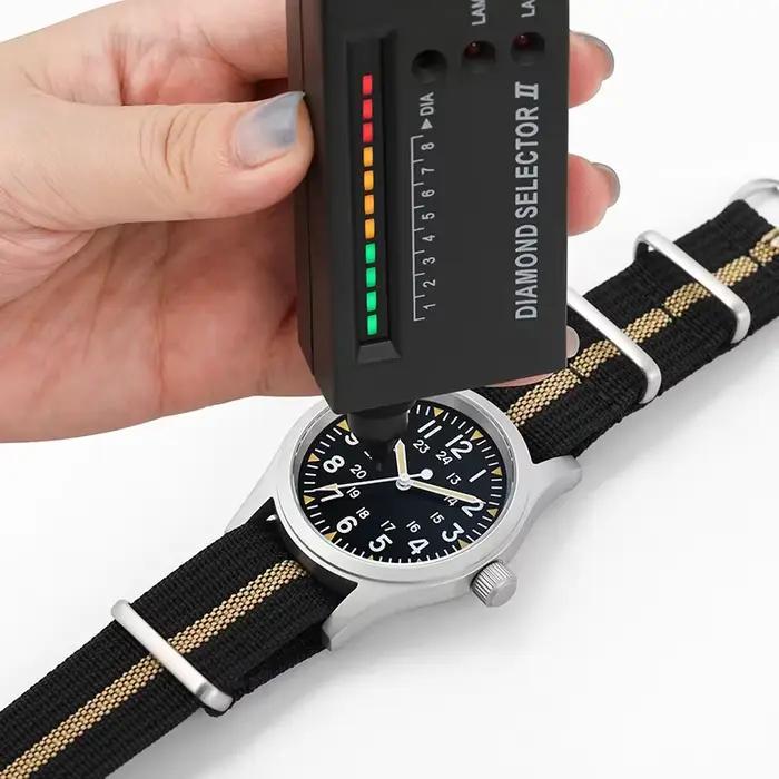 Militado ML05 38mm vojenské hodinky mis5 2035 pohyb klenutý zafírový kryštál C3 zelené svetlo 10Bar vodeodolné