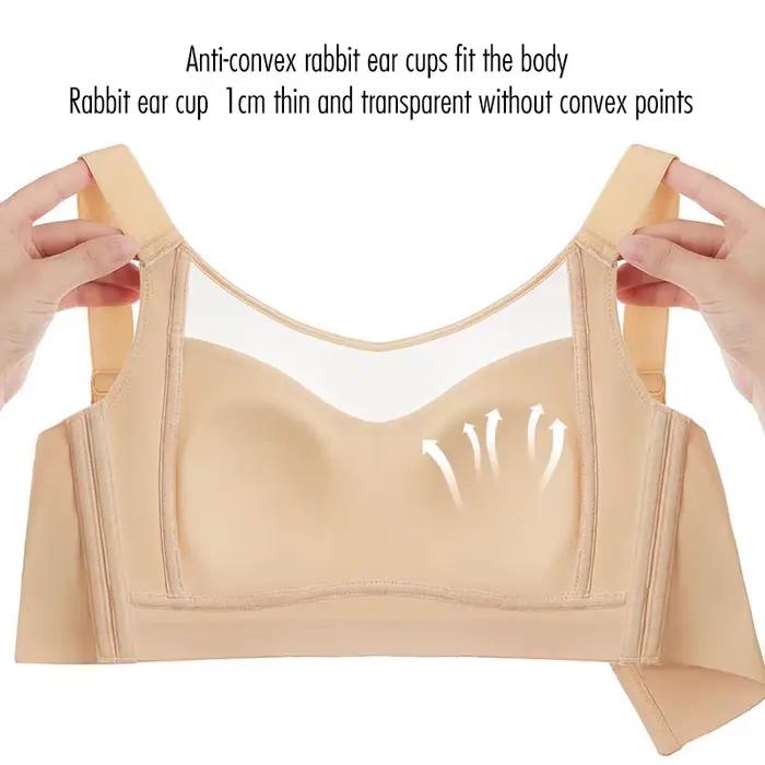 Soutien-gorge minimaliste sans couture pour femmes, bonnet complet, soutien latéral, haut sans bretelles, Anti-affaissement, T-Shirt confortable, Ultra fin, usage quotidien