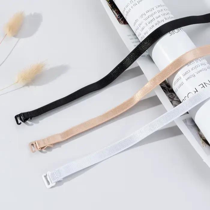 1 paire de bretelles de soutien-gorge antidérapantes pour femmes, 1.1cm de largeur, lingerie pour femmes, bretelles élastiques doubles pour soutien-gorge, accessoires pour soutien-gorge
