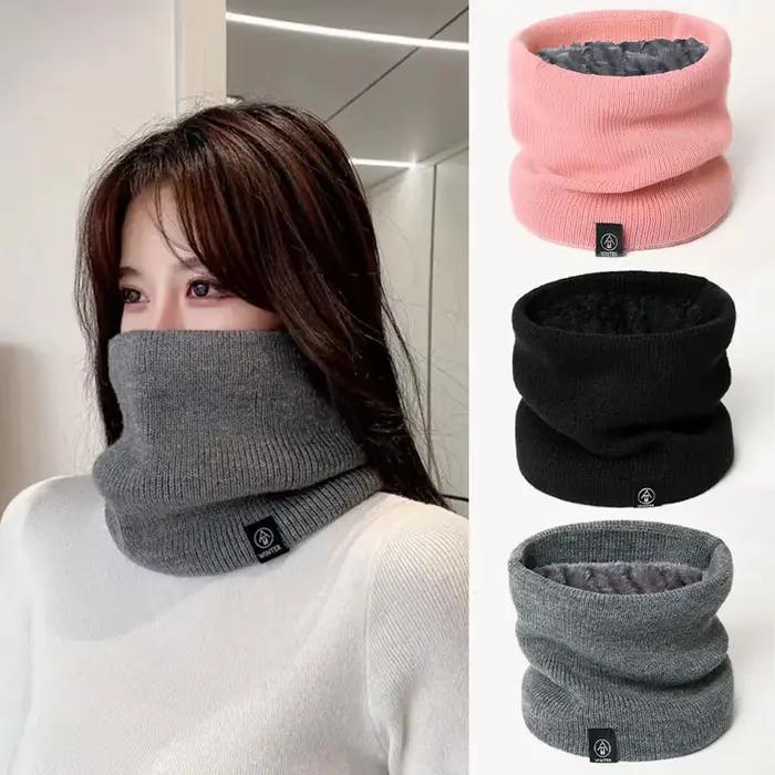 Pevný kašmírový snood šál pre mužov a ženy
