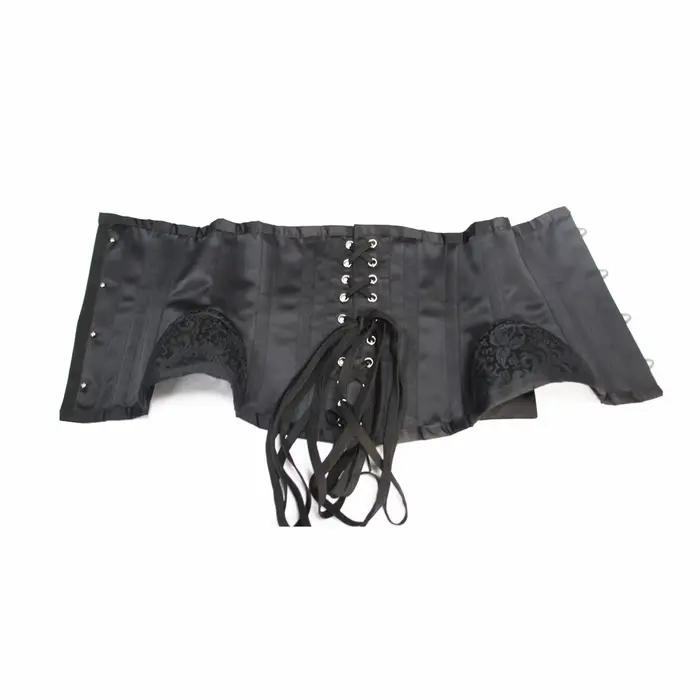 Nouveau sablier acier désossé corset sexy à lacets sous le buste Bustier ceinture corps Shapers minceur taille formateur 8920