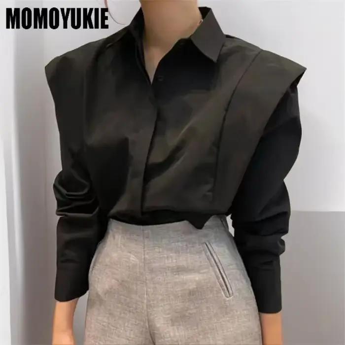 Blouse Vintage à Manches Longues en Polyester et Coton pour Femmes Occasions Spéciales Style High Street