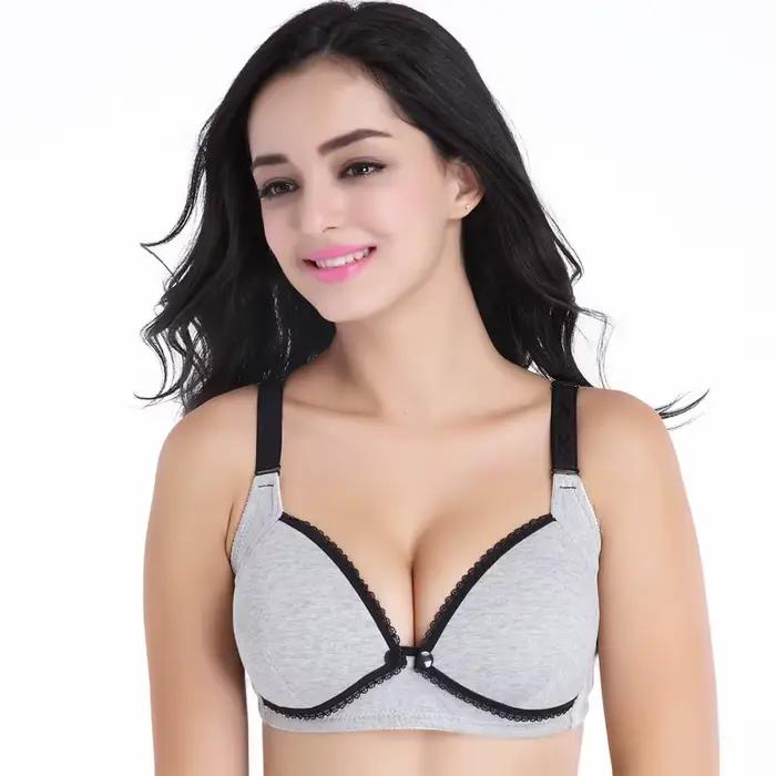 Soutien-gorge d'allaitement pour femmes enceintes, sous-vêtements de nuit, bonnet ouvert, fermeture avant, ALTERAllaitement, Y-B, C Vêtements