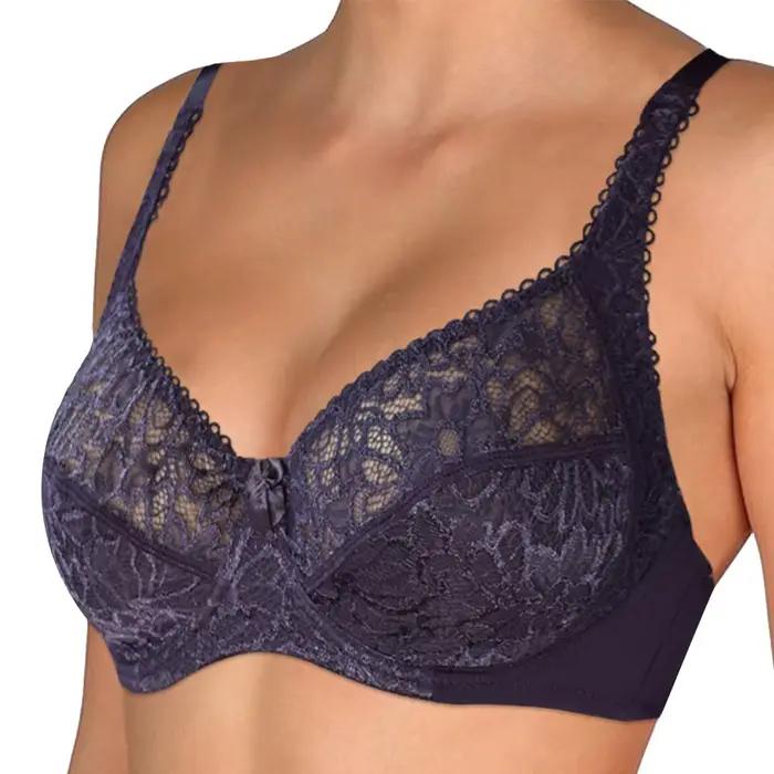 Soutien-gorge grande taille pour femmes, soutien-gorge en dentelle, Transparent, grand brassière, sous-vêtements, Lingerie Sexy, bonnet C D DD E F