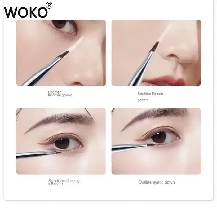 Vylepšená kefka na očné linky s čepeľou