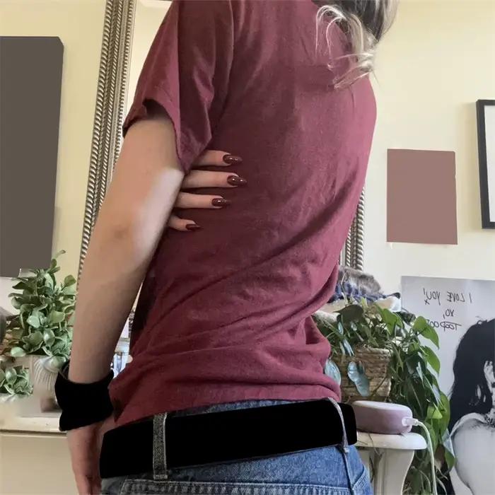 Dámske Y2k Grunge pruhované tričko voľný strih okrúhly výstrih krátke rukávy Emo top 2000s Harajuku Vintage pre tínedžerky dievčatá Goth